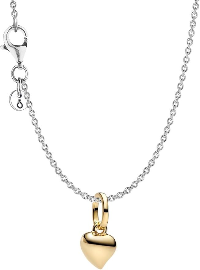 Pandora Ketten: PANDORA Damen-Halskette Mini-Herz Set – Neu (gemäss Beschreibung) aus Galmiz von Chr7D