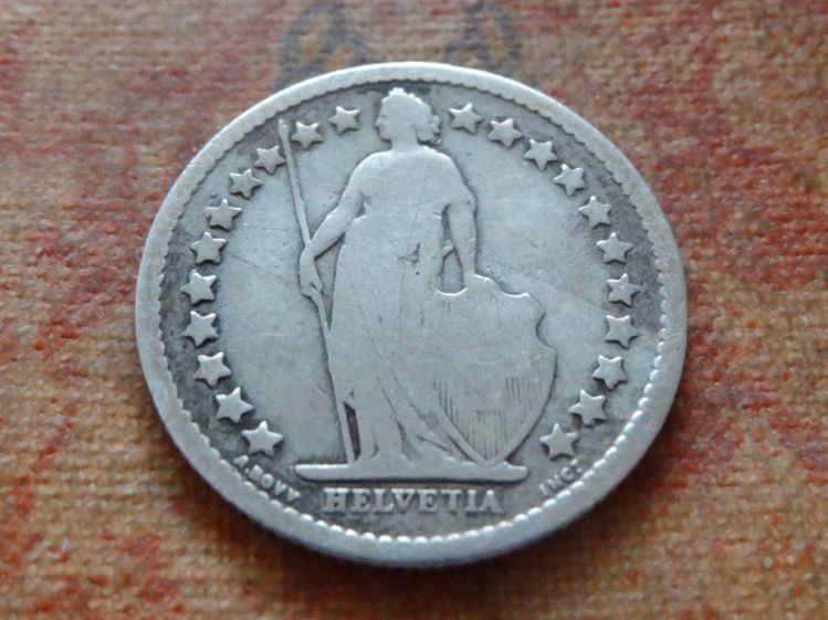 Tutti le monete: 1/2 Fr. 1879  (C) – Usato da Romanel-sur-Lausanne venduto da Swift13 1