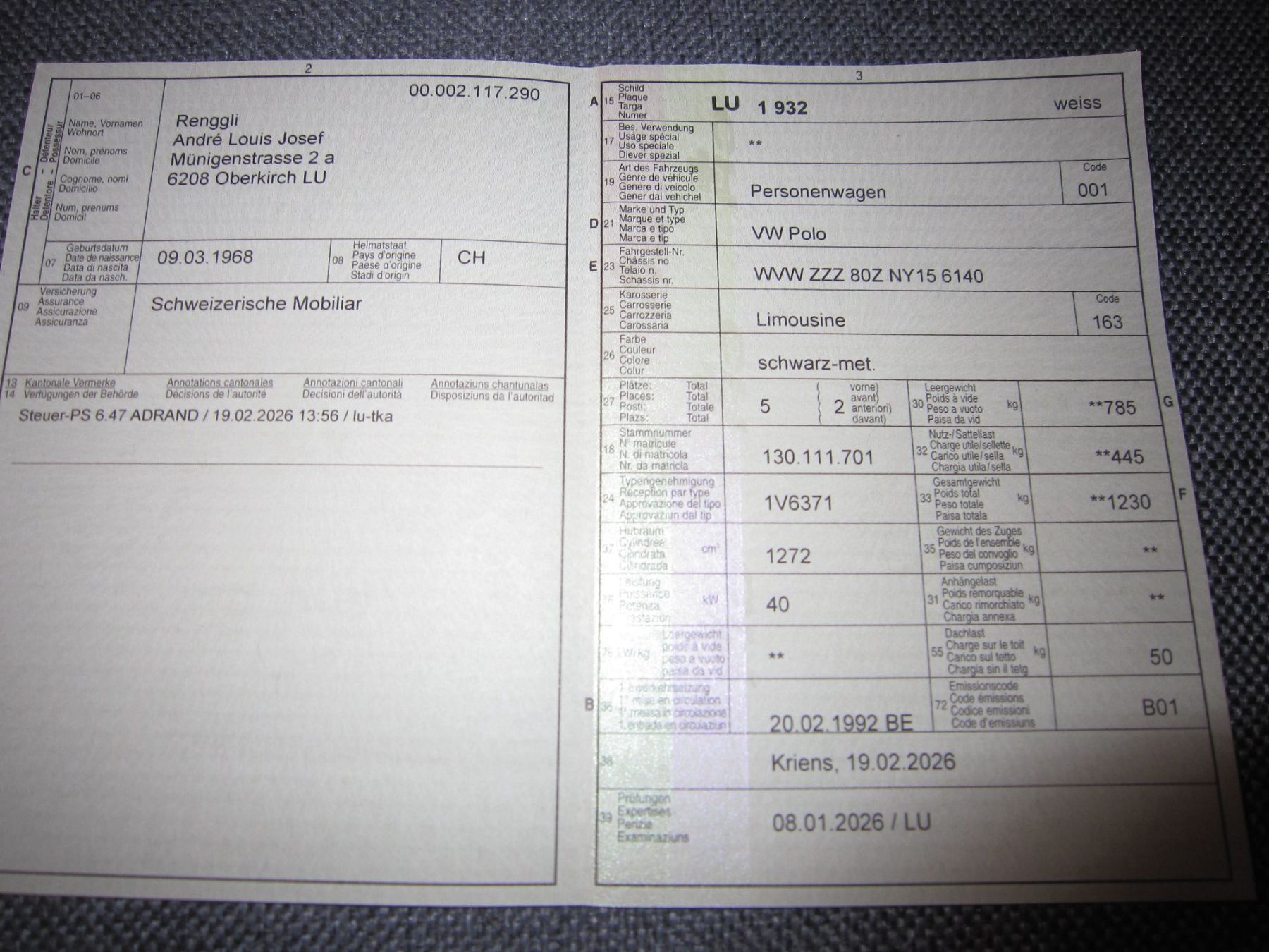 VW Automobili: VW Polo 86C – Usato da Reiden venduto da TickTackFlicker 6