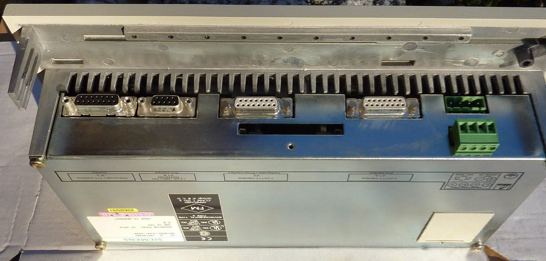 Siemens Componenti elettronici: Siemens Operator Panel  OP25 / A – Usato da Lohn-Ammannsegg venduto da xymark 2