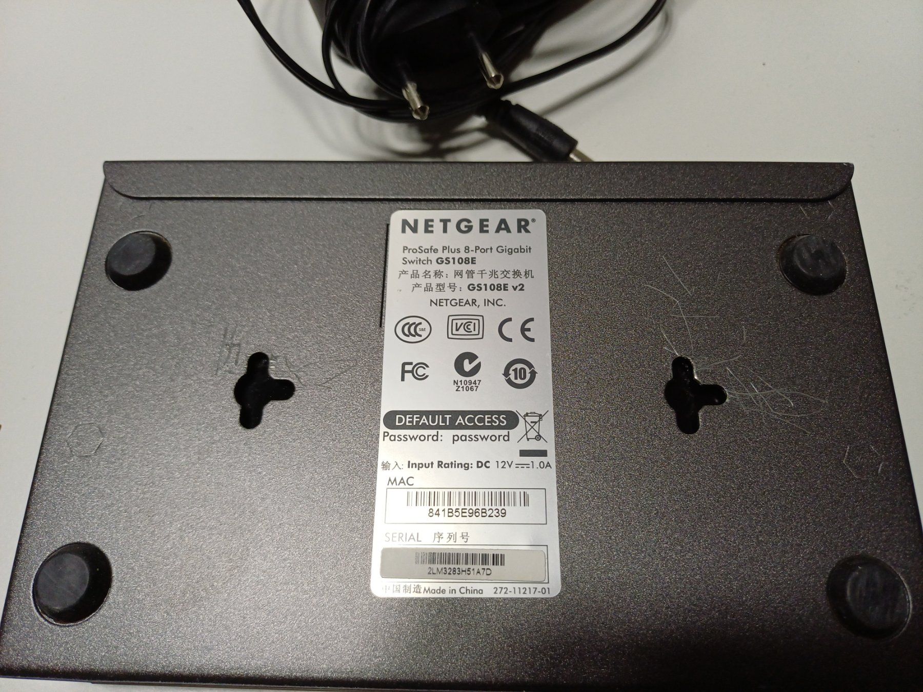 Hub & Switch: Netgear GS108E – Usato da Gümligen venduto da Pogu1 1