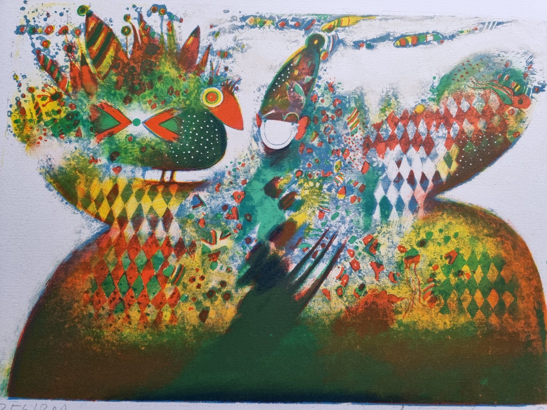 Grafica & Litografie: ELSO SCHIAVO LITHOGRAPHIE SIGNIERT NUMMERIERT – Usato da Gersau venduto da grafik-kunst 5