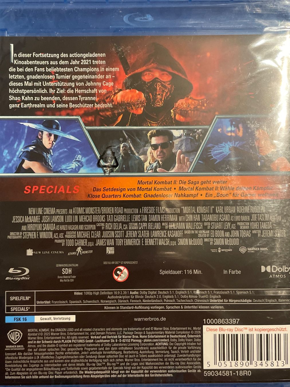 Alle DVDs: Mortal Kombat 2  (2026) – Neu (gemäss Beschreibung) aus Waldenburg von Gonzo8 1