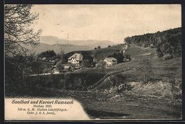 Ramsach, Teilansicht des Kurorts von der