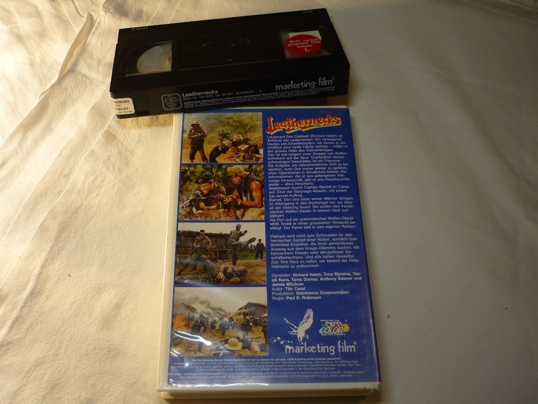 Tutti i VHS: VHS Video Rarität - Leathernecks – Usato da Beringen venduto da Flatretriever 1