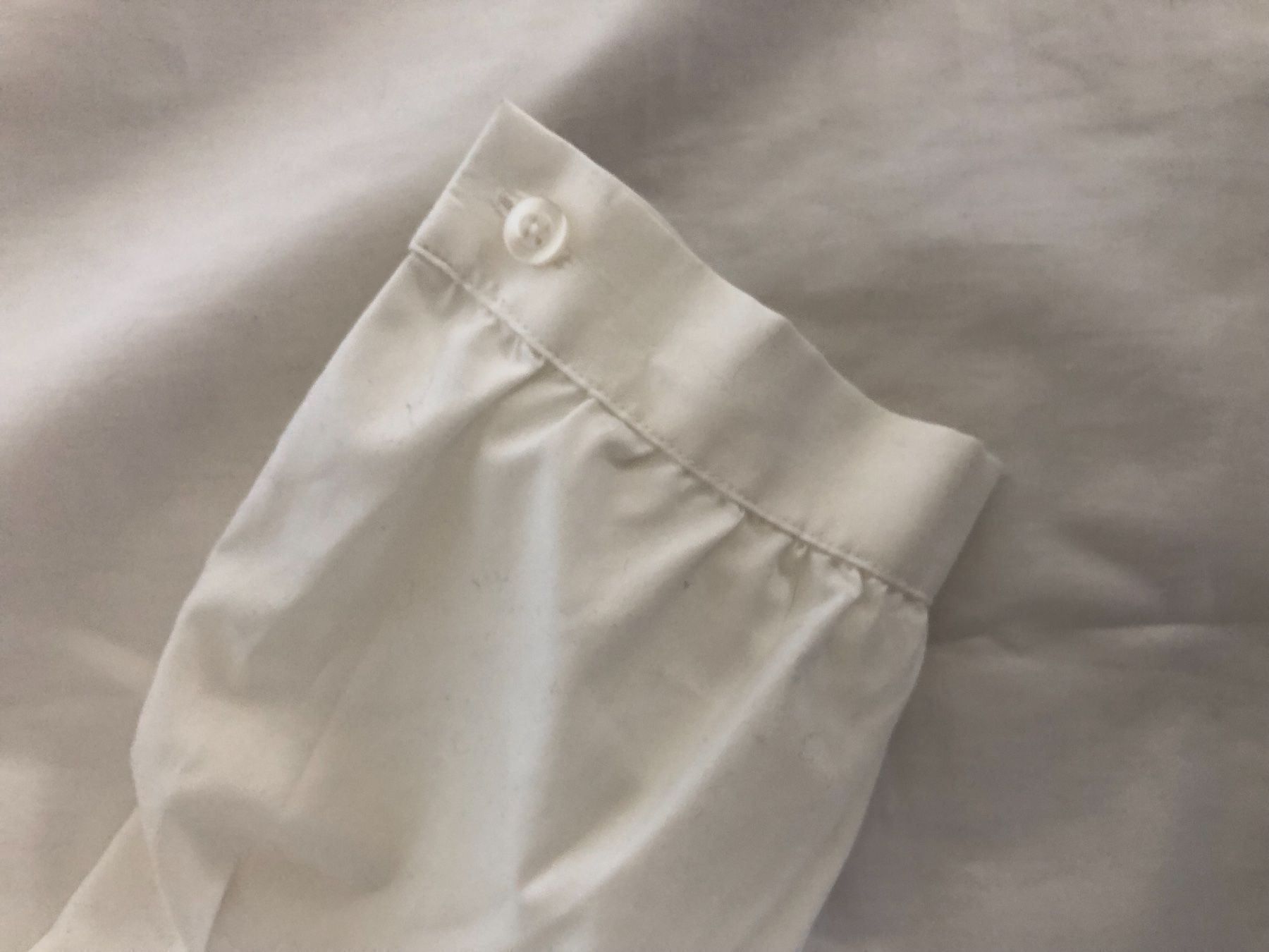 Camicette: Weisse Bluse mit grossem Kragen Gr.S – Usato da Bonstetten venduto da Audreystyle 7