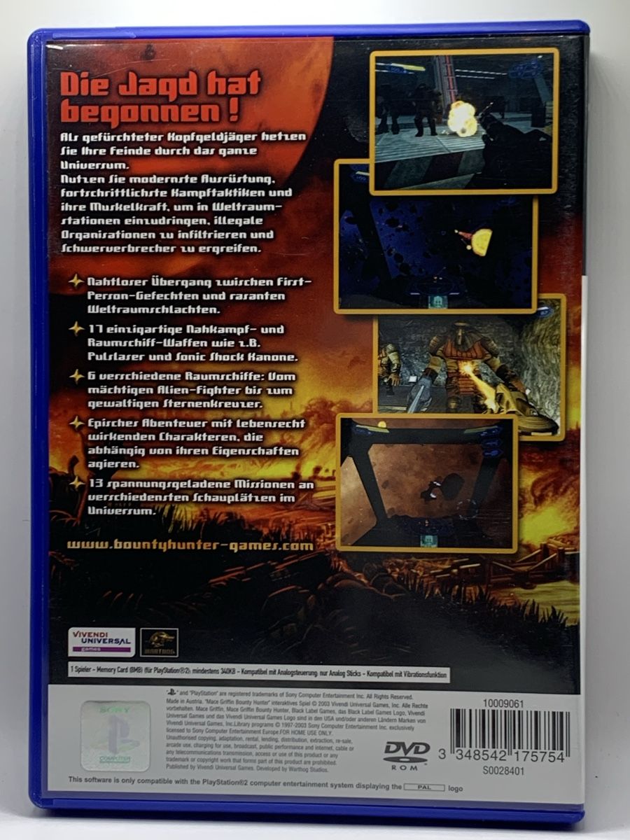 Sony Giochi: Playstation 2 - Mace Griffin Bounty Hunter – Usato da Ostermundigen venduto da RG-Collector 1