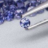 Vrai 2mm Natur Lolit VVS aus Afrika Edelstein Violett #7