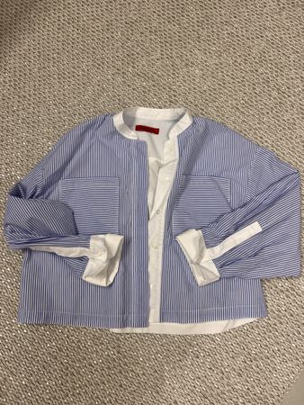 Max&Co Bluse gestreift weiss blau guter Zustand