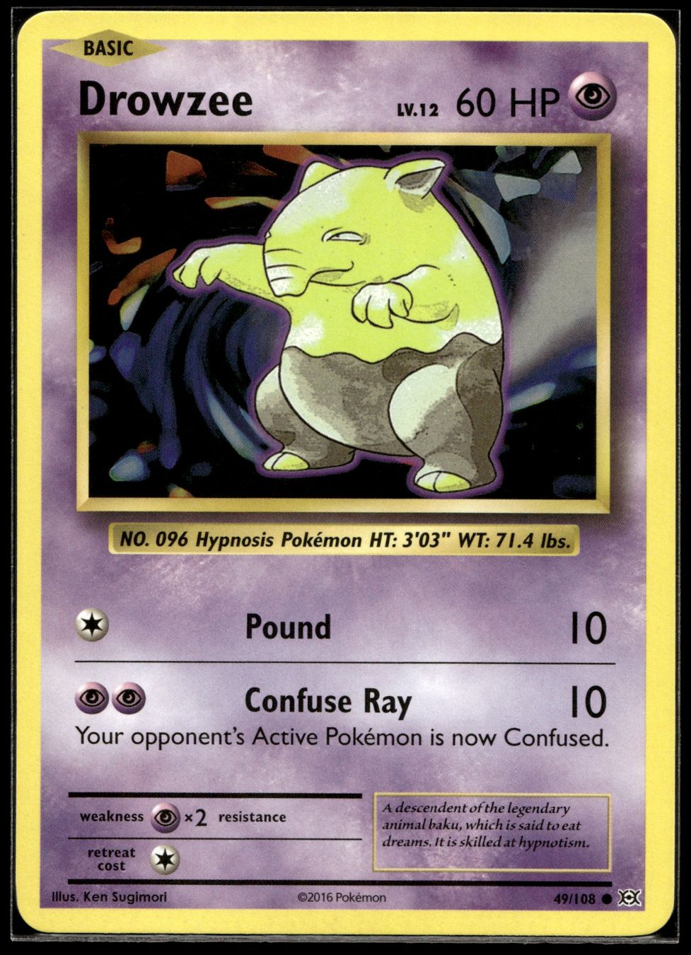 Pokémon Cartes à collectionner: Drowzee (EVO EN 49/108) – Neuf (Voir description) à Affoltern am Albis par Chiesa_5