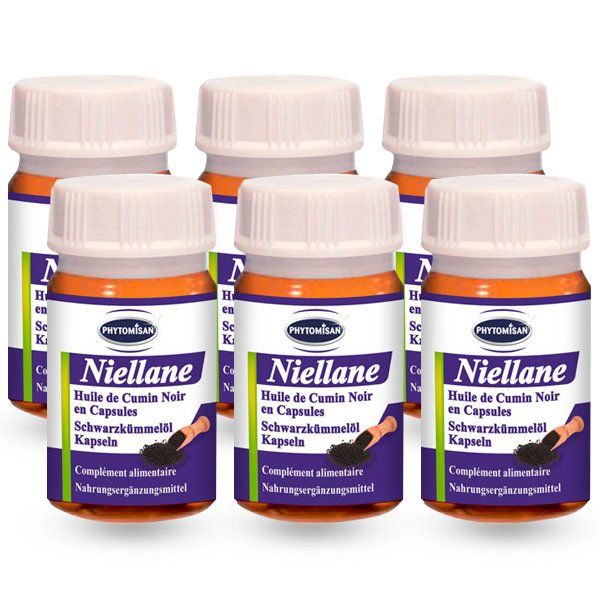Lebensmittel & Spezialitäten: Niellane - Schwarzkümmelöl Kapseln – Neu (gemäss Beschreibung) aus Mulhouse von Phytomisansuisse 2