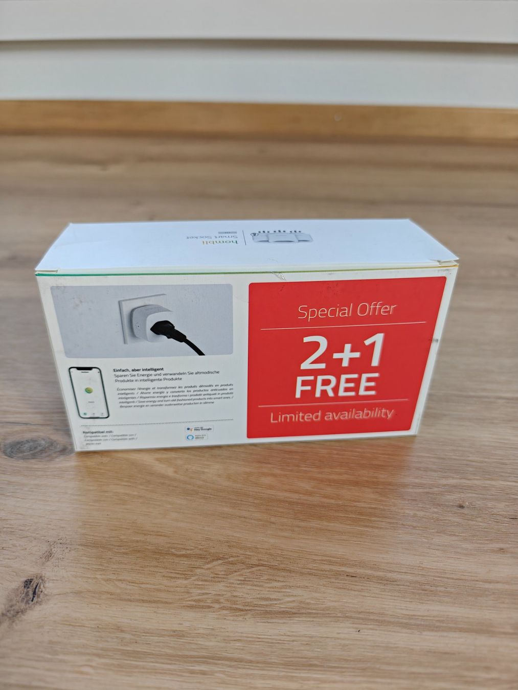 Spine: Hombli Smart Socket (CH) 2+1 Google Assistent/Alexa – Usato da Rothenburg venduto da dor_jdq7 1