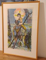 Hans Stocker Farbige Lithographie '65, signiert