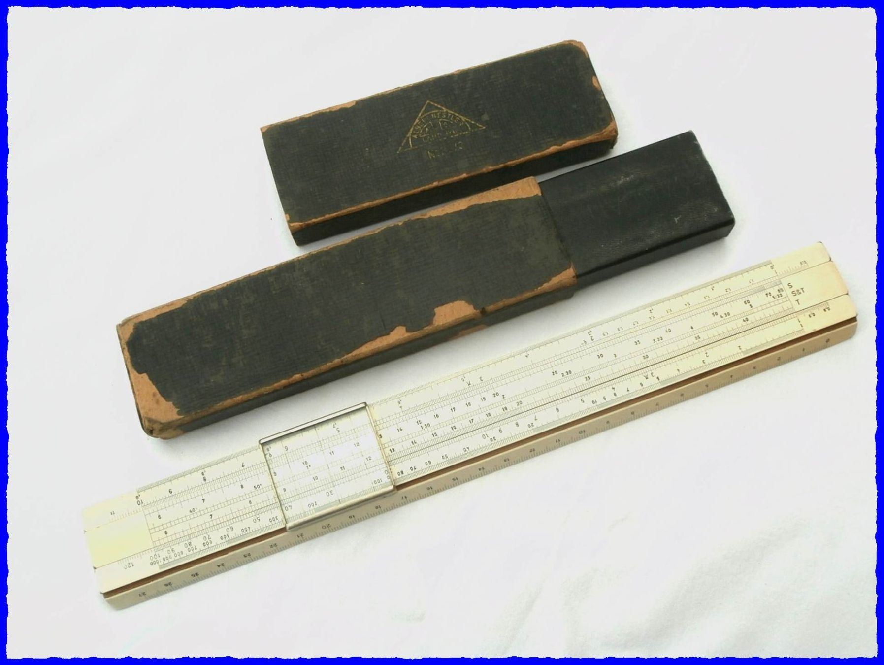 Calcolatrici tascabili: RECHENSCHIEBER - "NESTLER 23" - 40er-Jahren - mit Kartonbox – Usato da Worblaufen venduto da Re_mo81