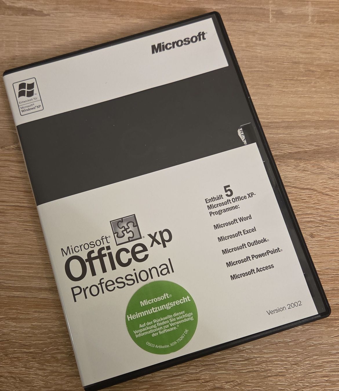 Microsoft Software: Microsoft Office XP Professional Software – Gebraucht aus Wauwil von seriously3