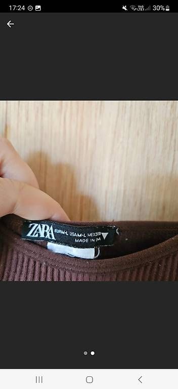 Tops: zara braunes Spaghetti top gerippt grösse m – Gebraucht aus Kiesen von Laura._
