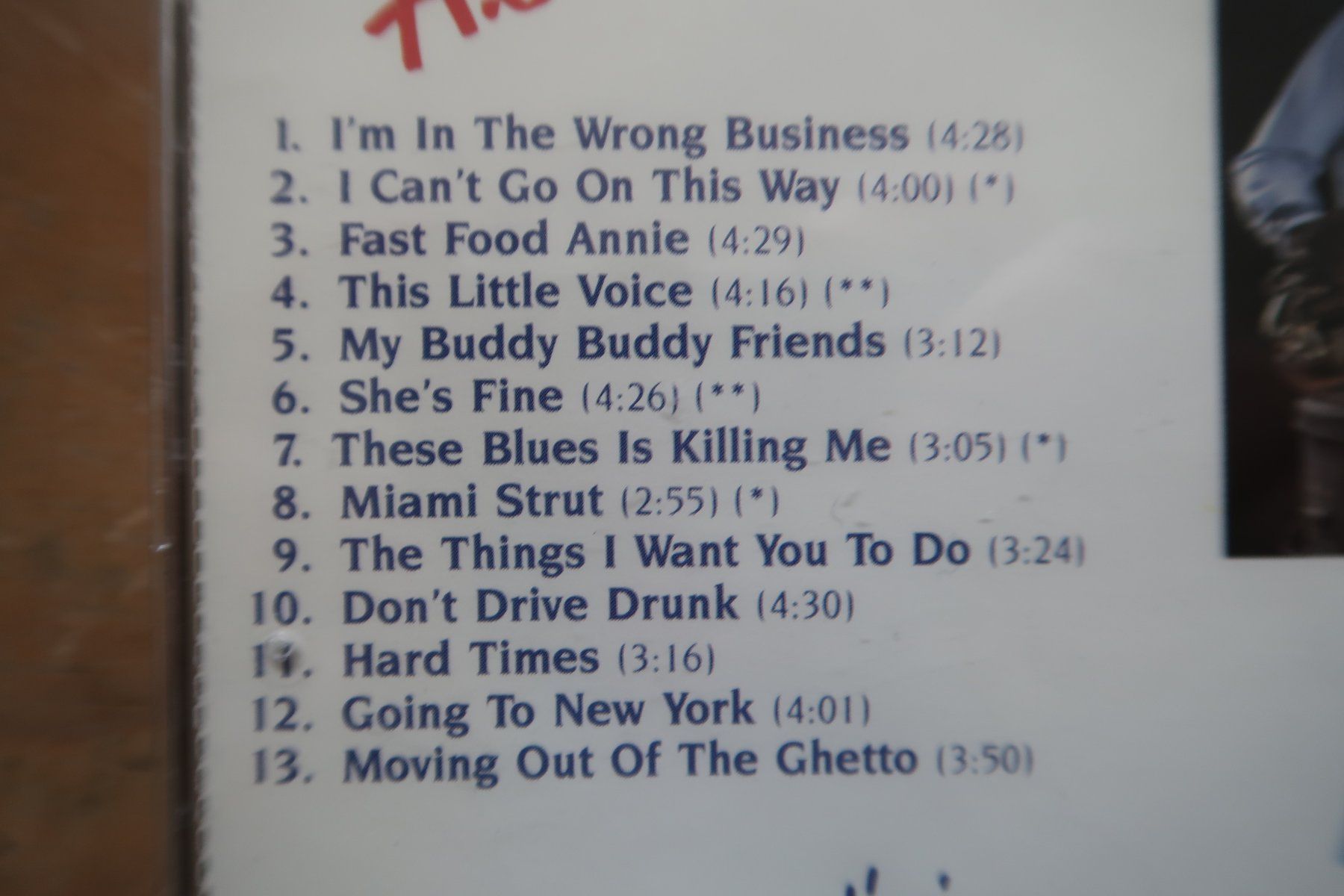 CD: A.C. REED - I'M IN THE WRONG BUSINESS - CD – Usato da Basel venduto da Patiscat 2