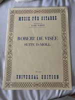 Noten Gitarre Robert De Visée