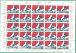 1965  Kleinbogen   Erstbesteigung Matterhorn   postfrisch