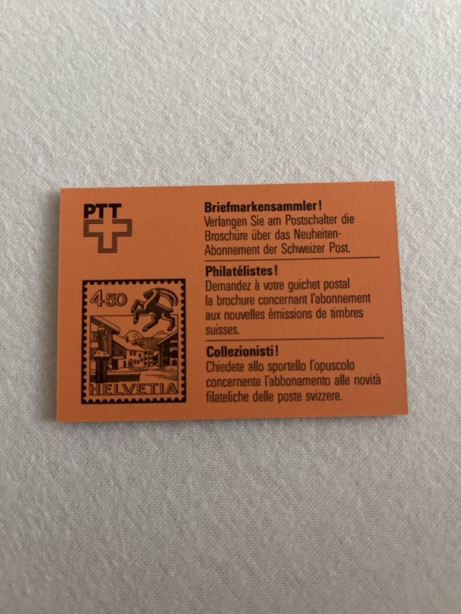 Tutti i francobolli: MH 78c mit ET-Stempel Bern SBK 250,- Franken – Nuovo (secondo la descrizione) da Eppstein Vockenhausen venduto da hightech11 2