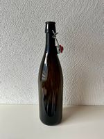 Braunglasflasche 1 Liter mit Bügelverschluss