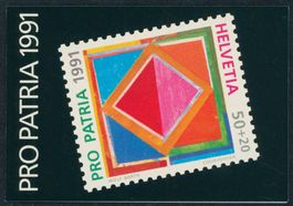 1991 - Pro Patria - Markenheftchen - Ersttag ET