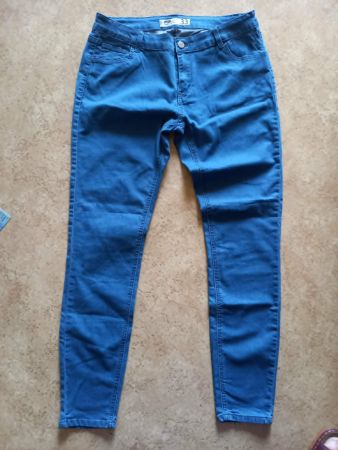 Damen Blaue Jeans, Stretch  Grösse 33