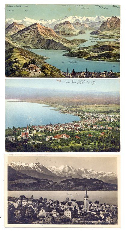 Cartes postales: Ansichtskarten antik "ZUG" – D'occasion à Zug par urzeit