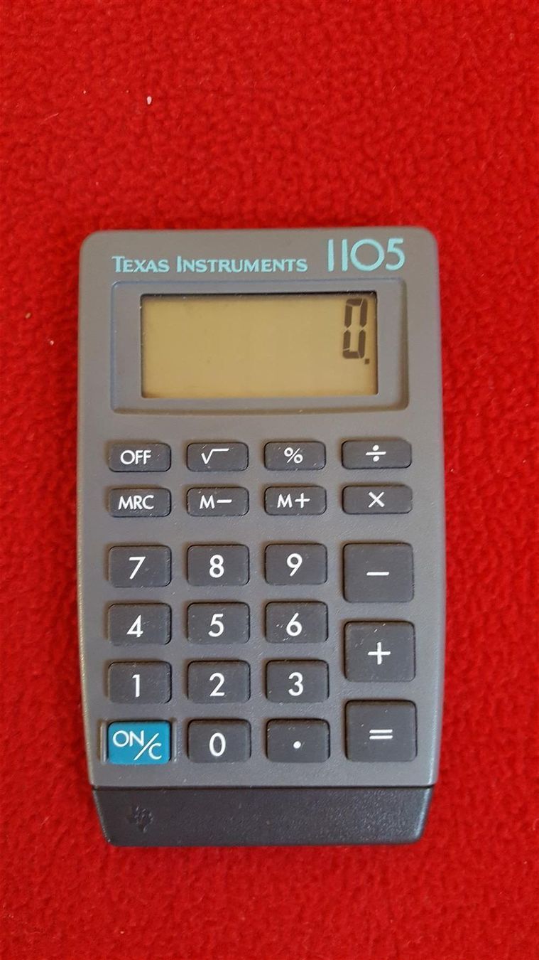 Texas Instruments Calcolatrici tascabili: Taschenrechner Texas Instruments IIO5 – Usato da Winterberg ZH venduto da Gemini63