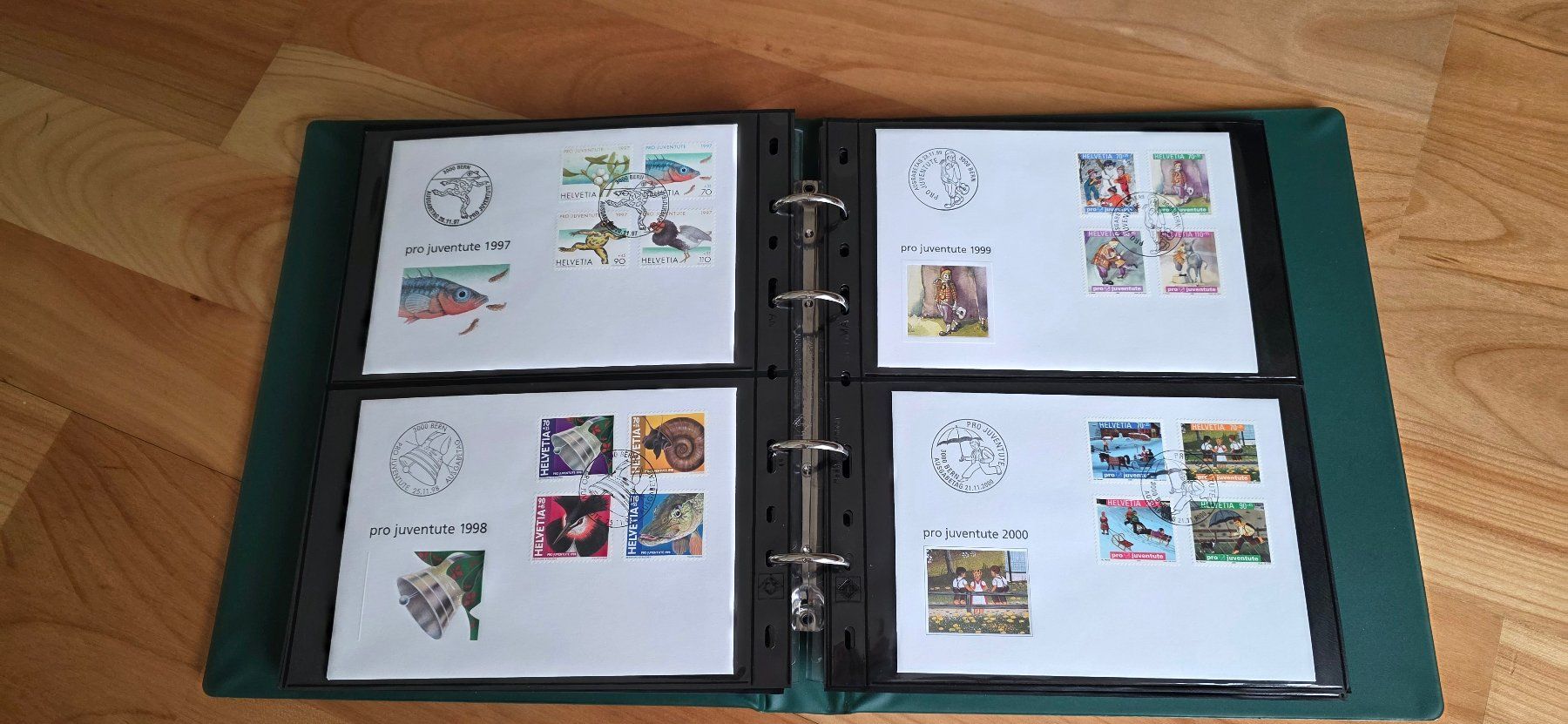 Alle Briefmarken: Briefmarken Pro Juventute 1918 - 2014 – Gebraucht aus Wettswil von Schnuebe 5