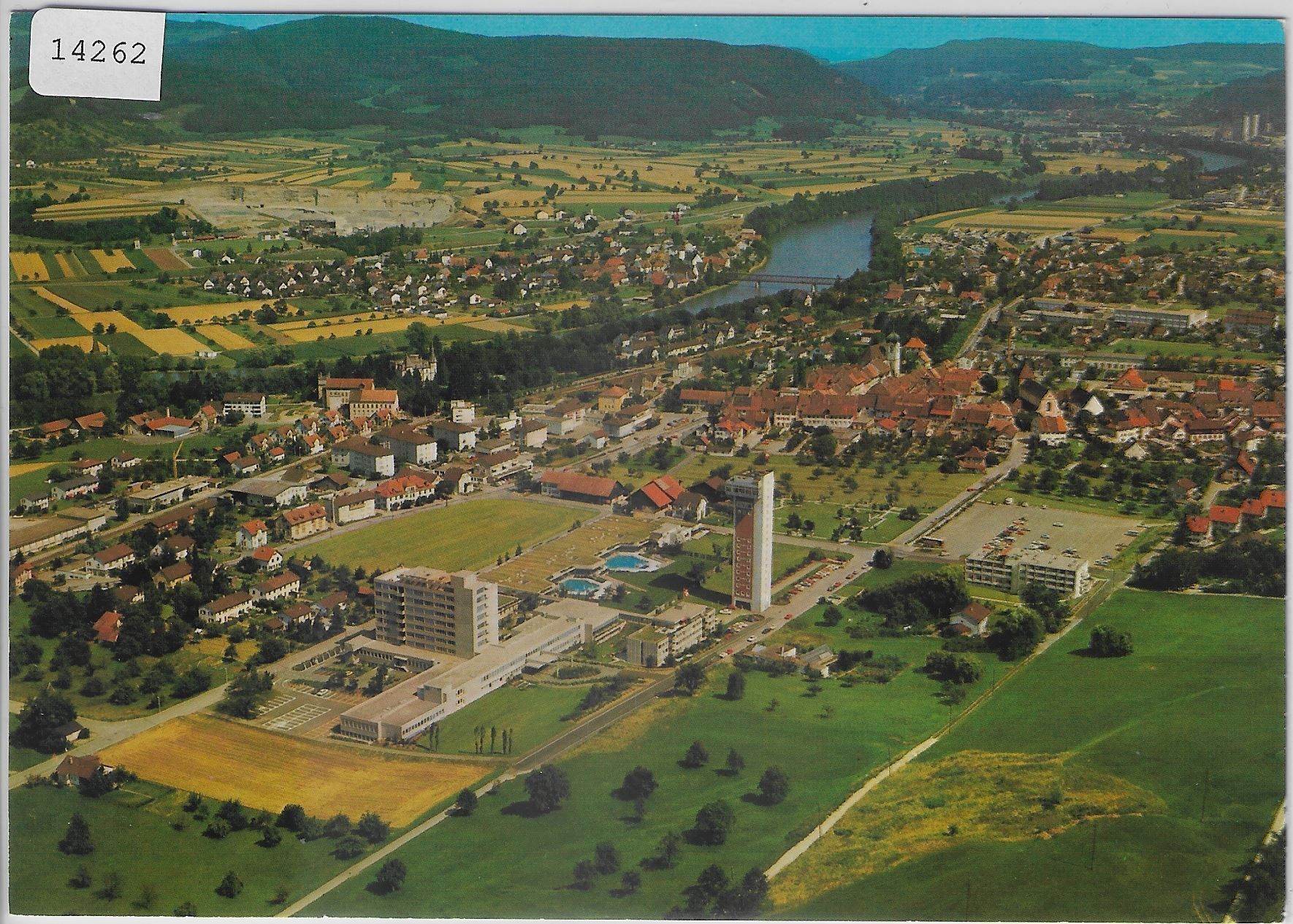 Cartoline postali: Flugaufnahme Bad Zurzach AG – Antico da Ettingen venduto da Kartenplanet