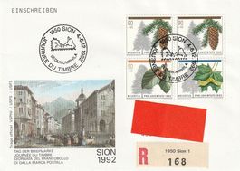 Tag der Briefmarke Sion 1992, Umschlag