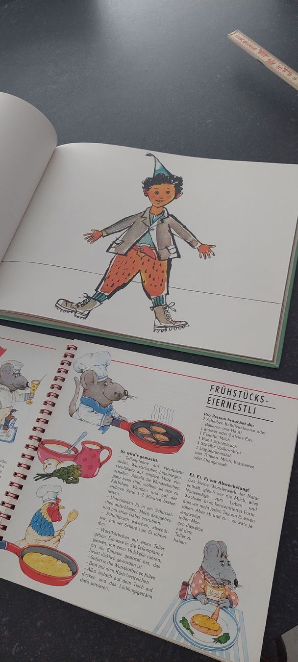 Libri: Kinder Bücher Kochen mit Müsli und Schellenursli – Nuovo (secondo la descrizione) da Muri AG venduto da nindo1 2
