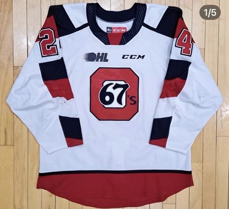 Hockey Trikot Rohrer 24 Gameworn