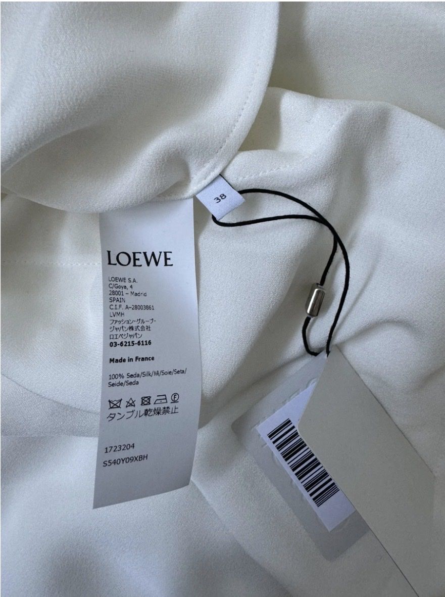 Loewe Vestiti: Loewe Ivory Silk Dress, Size 38 – Usato da Dübendorf venduto da Pink.Blue 4