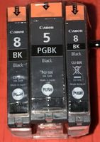 Canon 1 x PGI-5BK Black Ink Cartridge#0628B001  2 x 8 BK