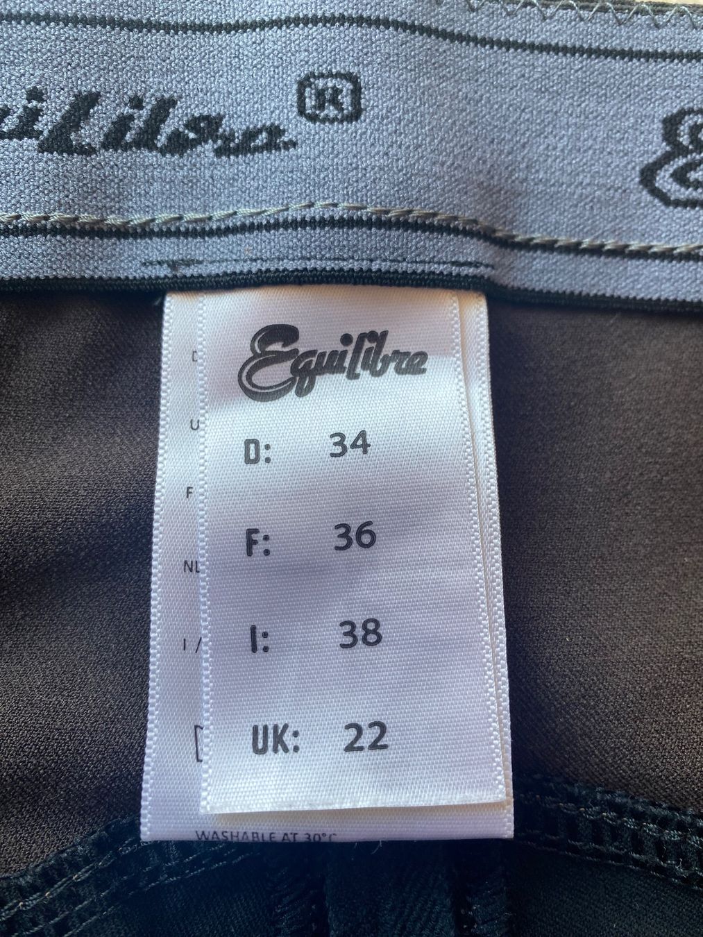 Pantaloni: 36 Reithose schwarz braun ÉQUILIBRE – Usato da Orpund venduto da Mary8972 1