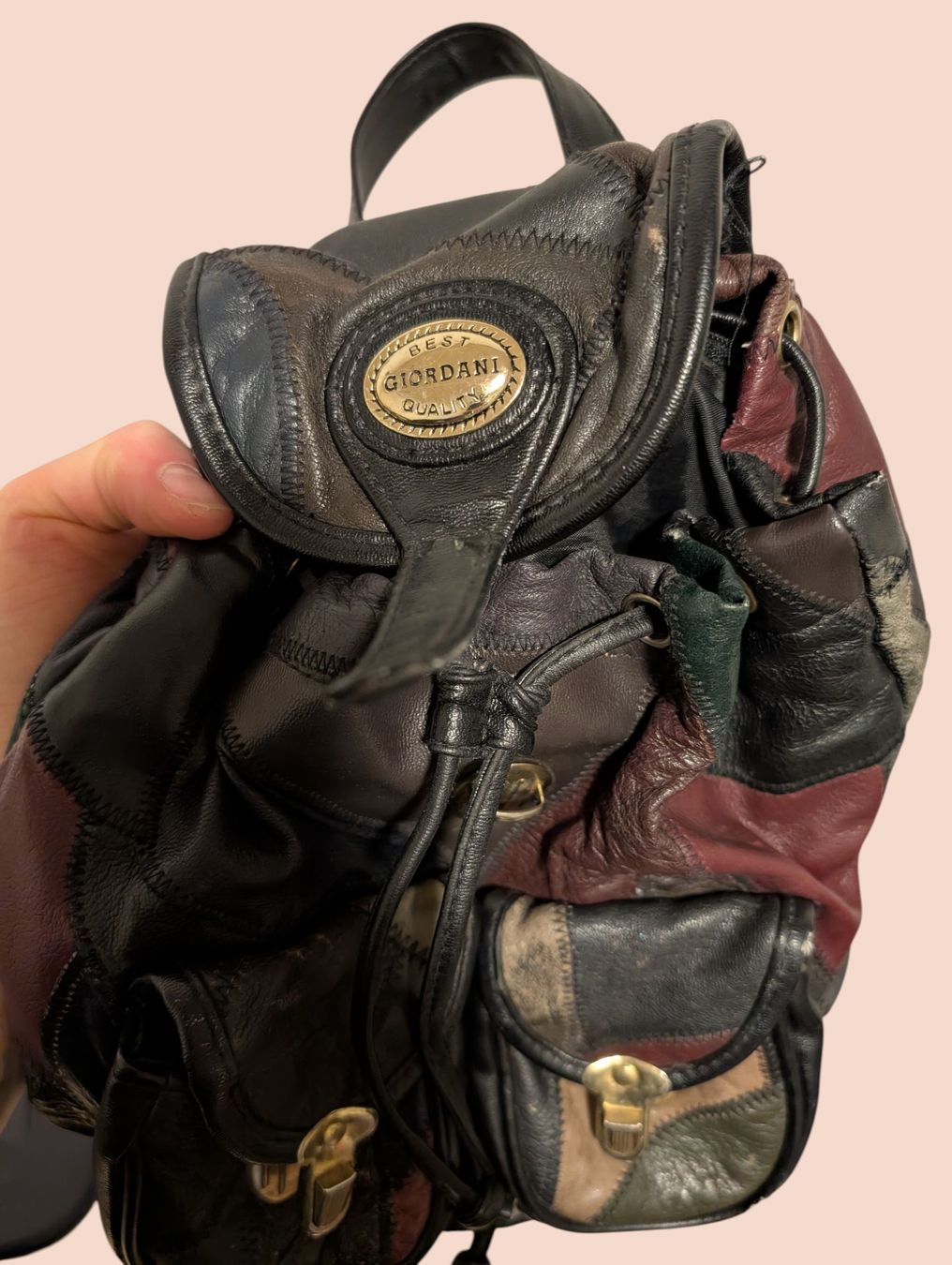 Rucksäcke: Vintage-Rucksäckli aus Leder – Gebraucht aus St. Gallen von nadinewho 2