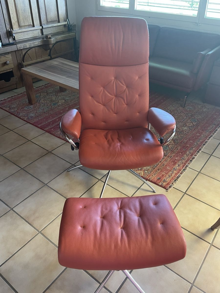 Stressless Poltrone: 2 Stressless Sessel Modell Metro Highback – Nuovo (secondo la descrizione) da Bern venduto da fit_b6x7 3