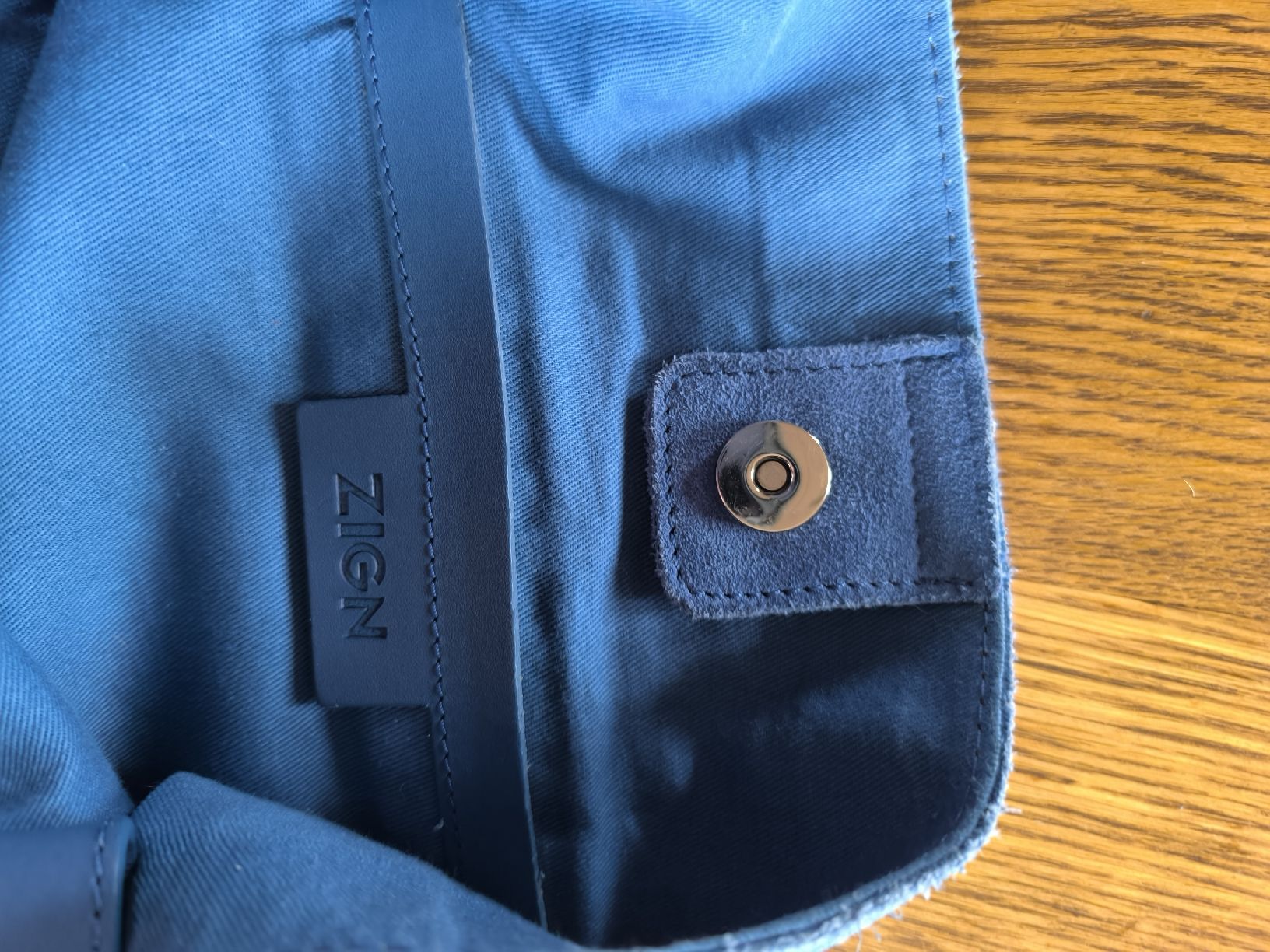 Borse: Leder Handtasche blau – Usato da Schaffhausen venduto da gab_v5qf 3