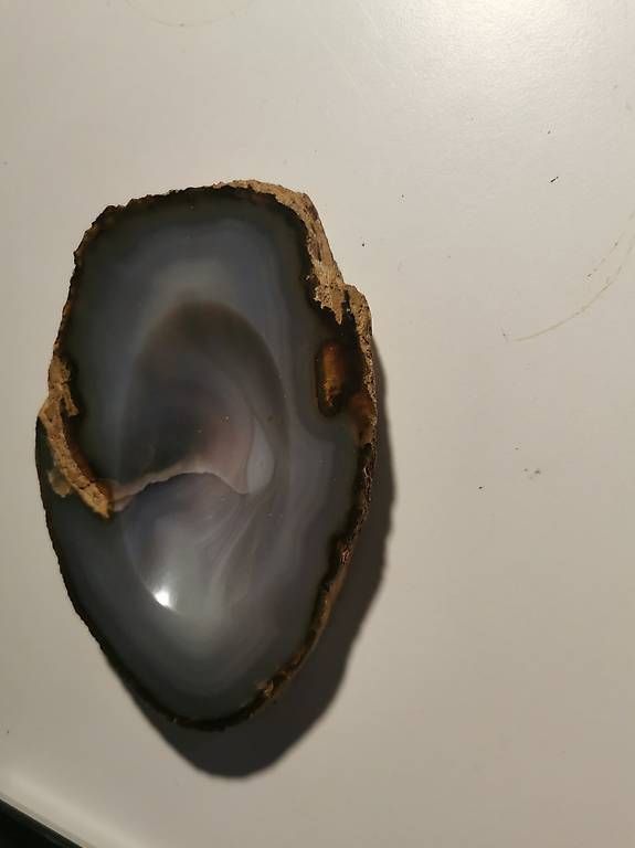 Portacenere: Blauer Chalcedon Aschenbecher  – Usato da Stansstad venduto da ramschliese 1