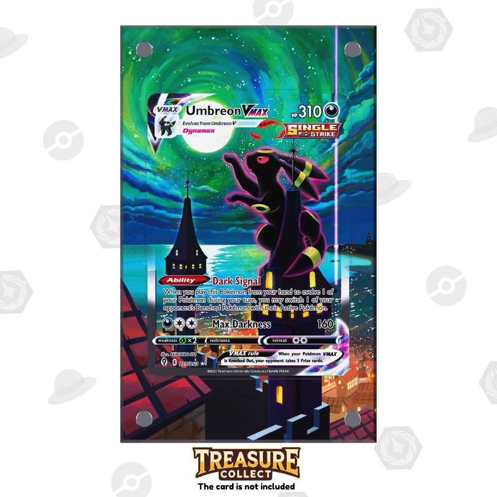 Pokémon Carte collezionabili: Umbreon VMAX 215/203 - Pokémon Extended Artwork Display Case – Nuovo e nell'imballaggio originale da Canobbio venduto da TreasureCollect
