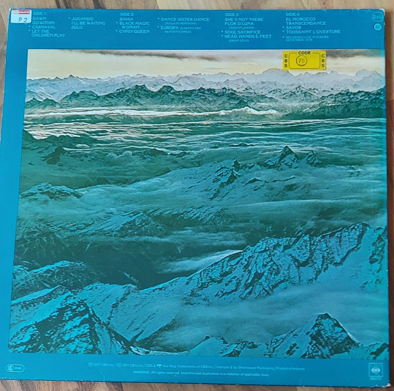 Dischi in vinile: DOPPEL LP - SANTANA - MOONFLOWER – Usato da Steckborn venduto da Quo7 6