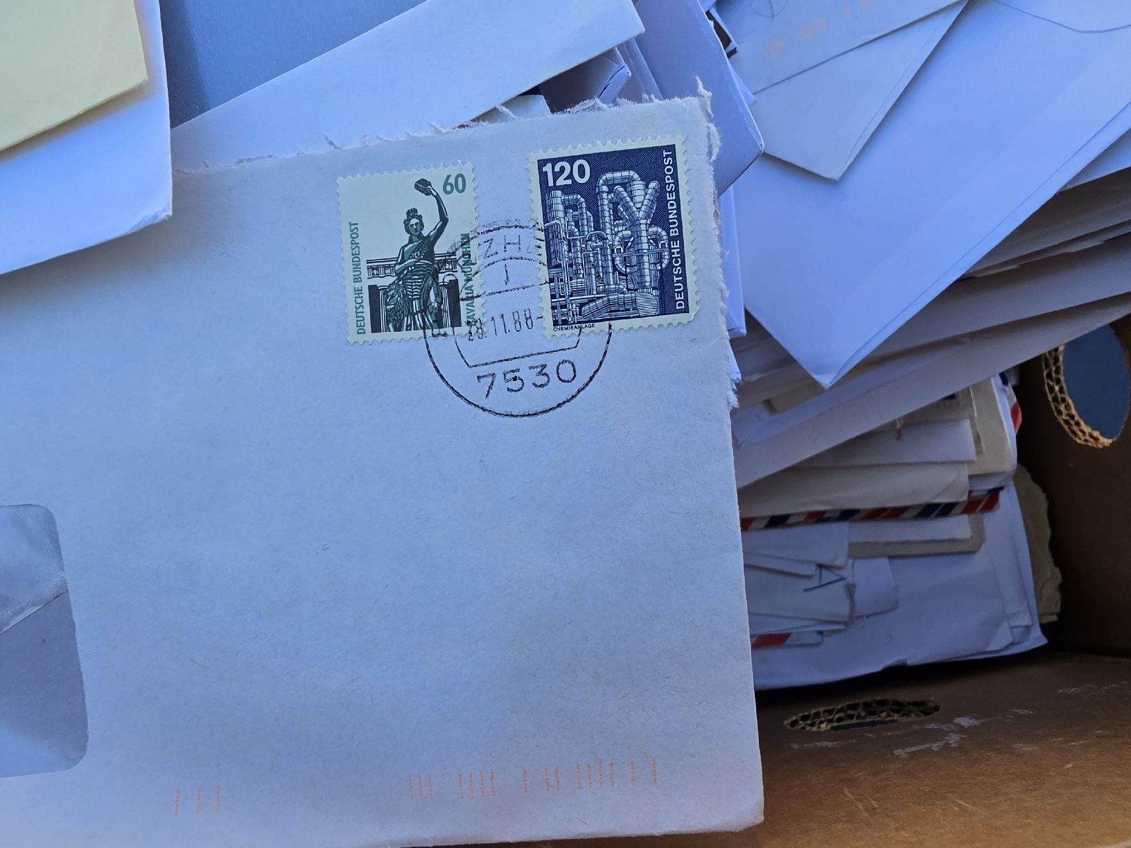 Alle Briefmarken: Briefumschlag Sammlung Postversand unfrankiert briefmarken  – Gebraucht aus Mettlen von elios0888 6