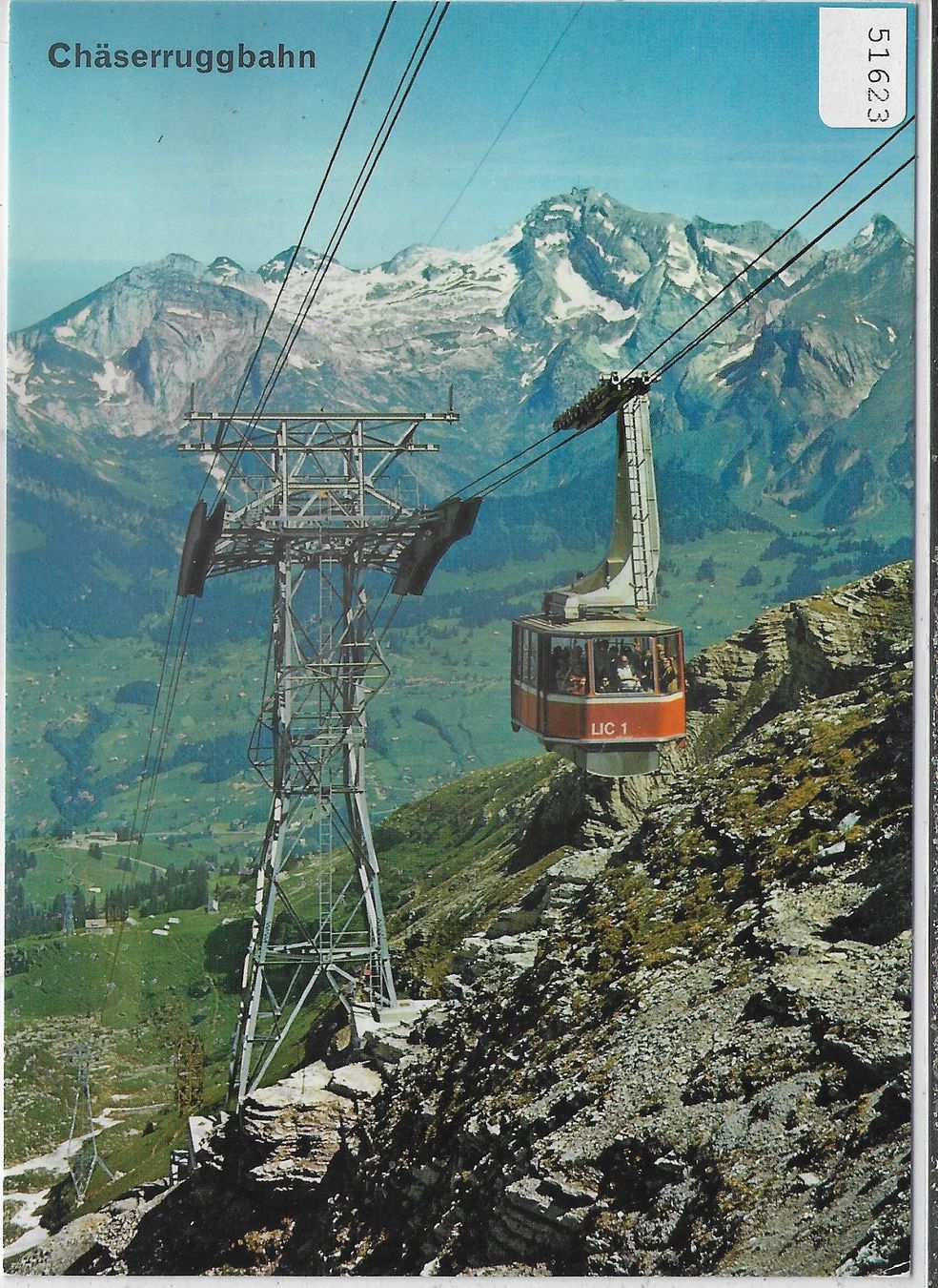 Cartoline postali: Unterwasser - Chäserruggbahn – Usato da Ettingen venduto da Kartenplanet