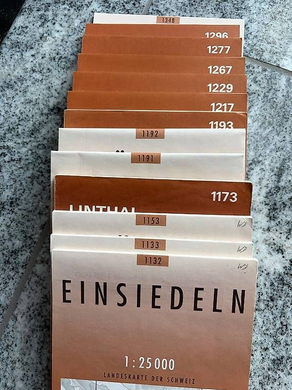 Landkarten & Atlanten: Div. Berg/Skitoren Landkarten – Gebraucht aus Siebnen von mardie09