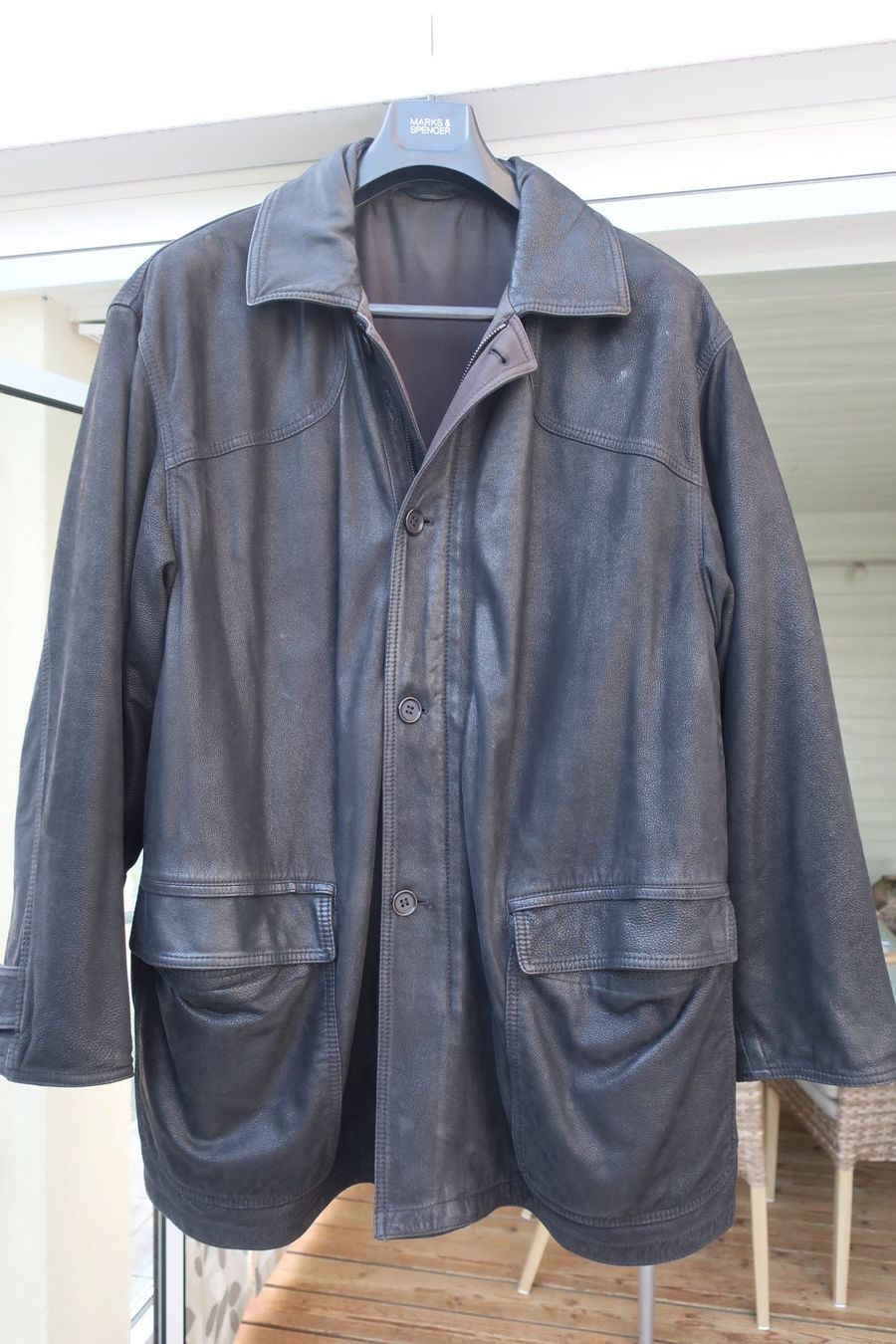 Jacken: Hochwertige Lederjacke der Marke RUFFO – Gebraucht aus Porrentruy von ele_qs8l