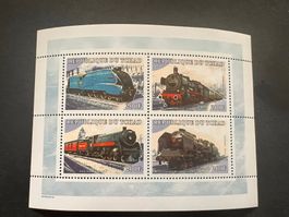 Tschad Eisenbahn Block 2000 ** Luxus (2049)