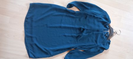 Elegantes, blaues Kleid - Gr. 34