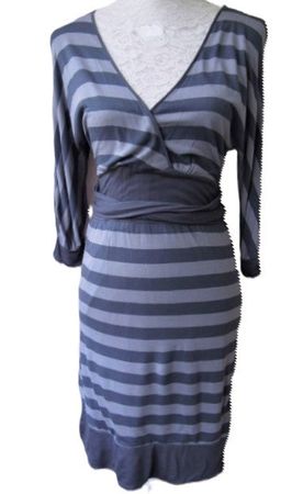 Gr 38 CASTRO Kleid Ringelmuster Viskose WEICH